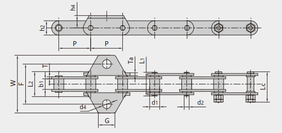 O-ring agricultural machinery chains